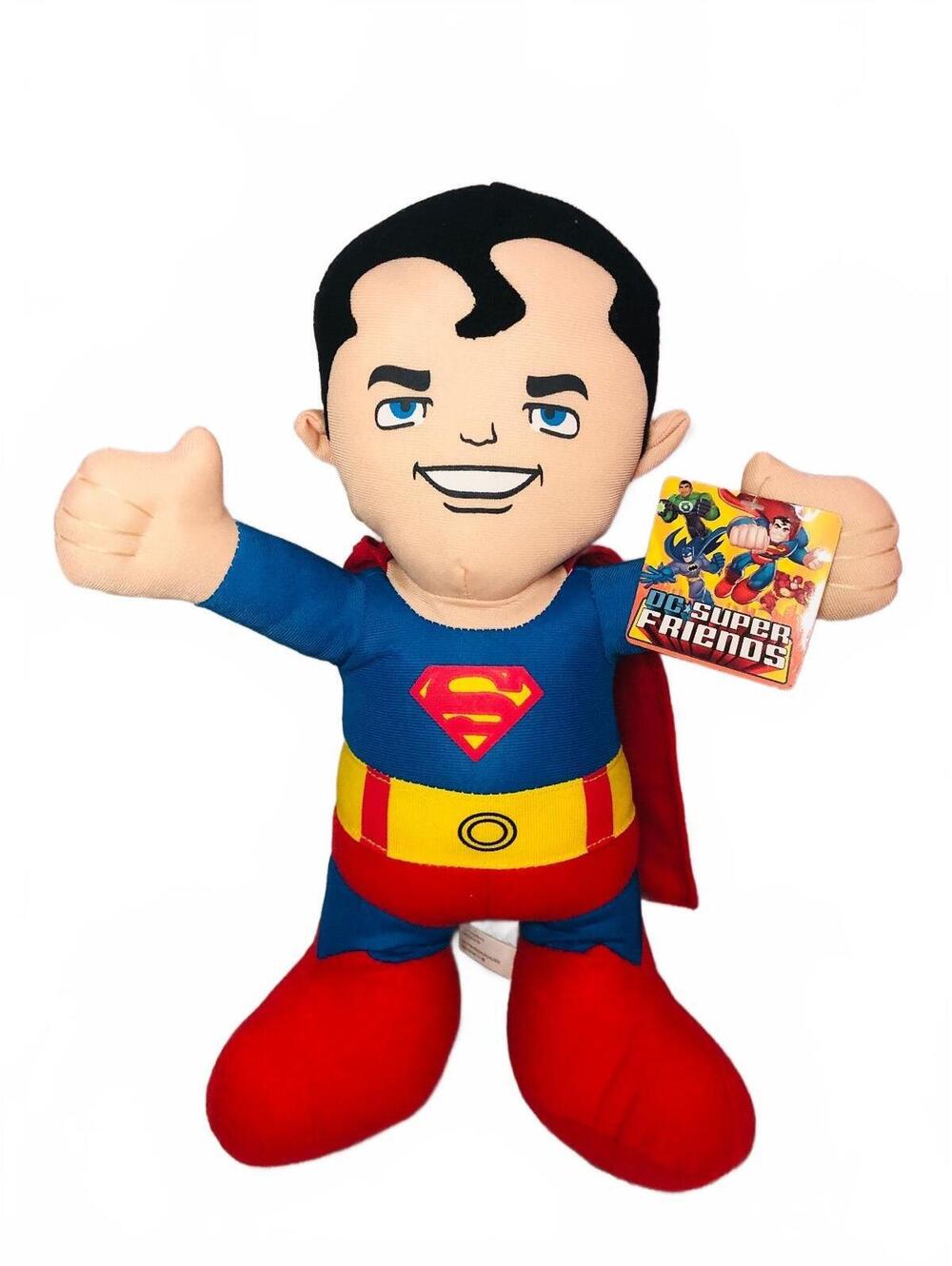 Superman Plush 14" DC Super Friends Justice League Toy Factory NWT NEW 2014